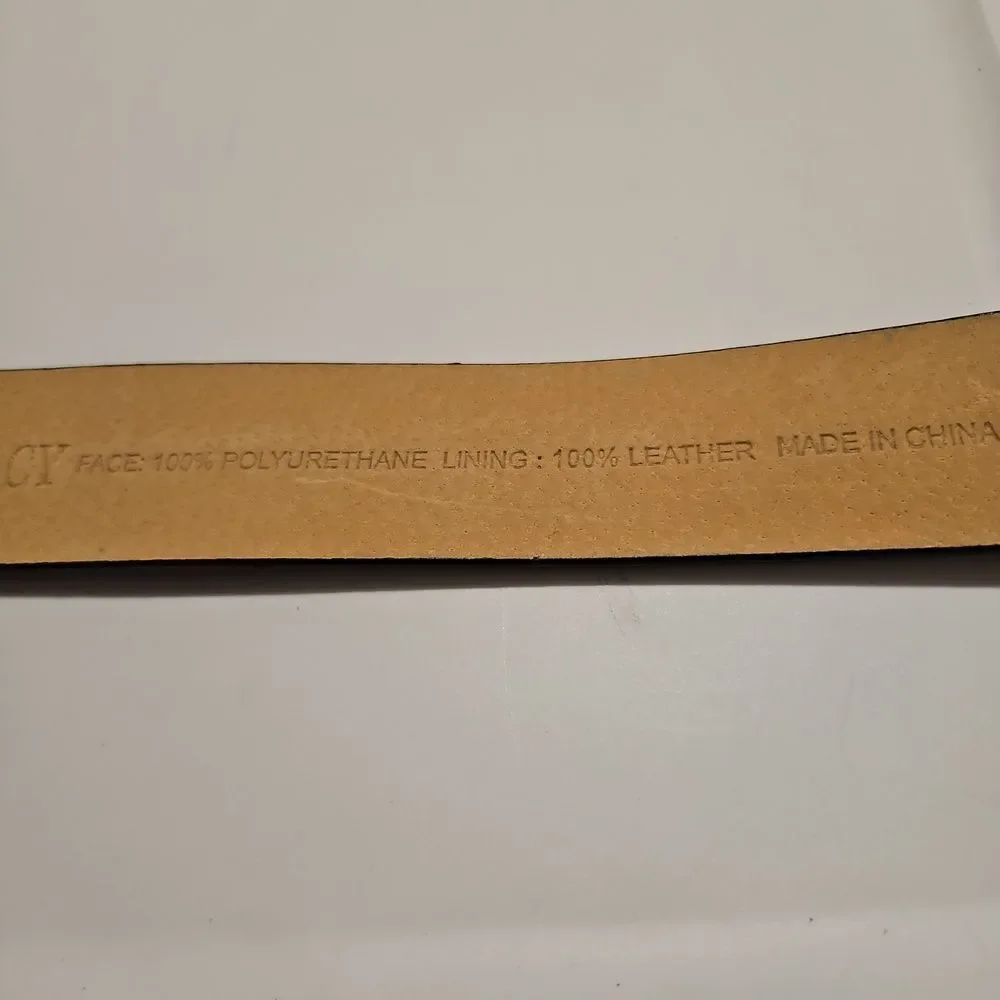 ✨️Ellen Tracy Brown Leather Belt XL WAIST 34